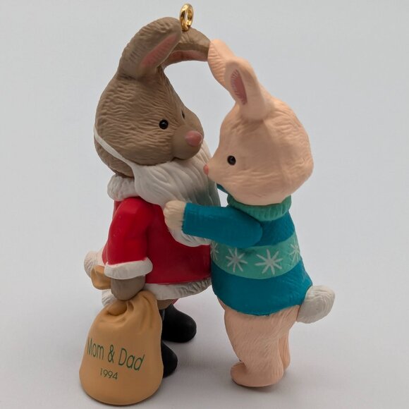 Hallmark Keepsake Mom and Dad 1994, Vintage Christmas Ornament - Picture 1 of 11